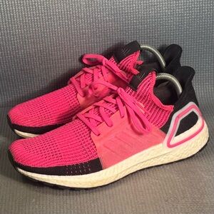 Adidas UltraBoost 19 Women's Running Shoes‎ Shock Pink Size 9.5
